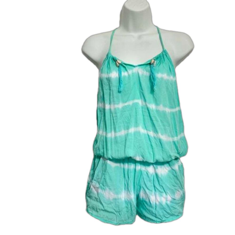 Mele Beach women’s tie dyed romper one size